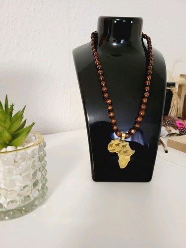 Afrikanische karte halzkette - halzkette,