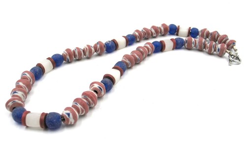Halskette aus krobo - krobo, beads