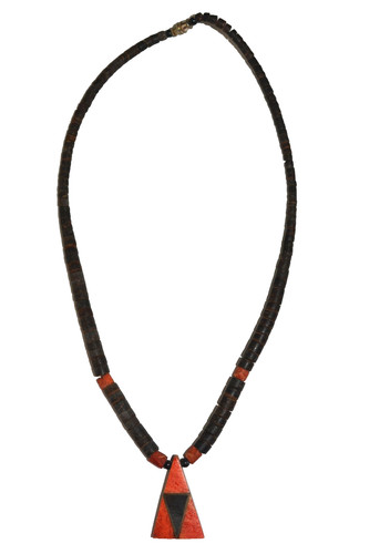 Halskette mit koralle afrika - halskette,
