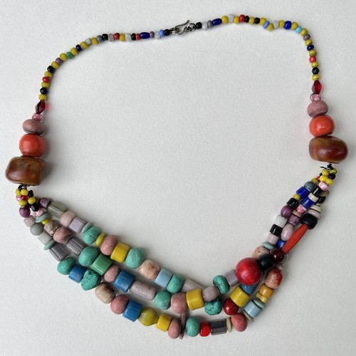 Ethno kette collier - ethno, bunte