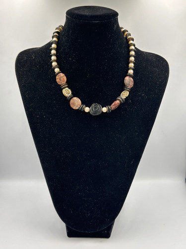 Vintage afrika halskette - vintage,