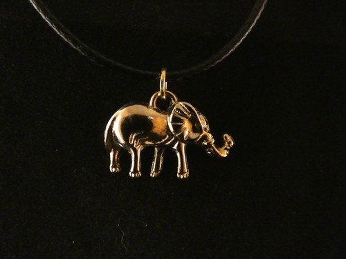 Kette elefant anhänger gold - anhänger,