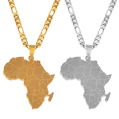 Afrika karte anhänger - afrika,
