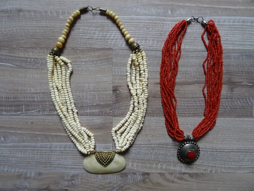 Damen collier halskette - 2, x